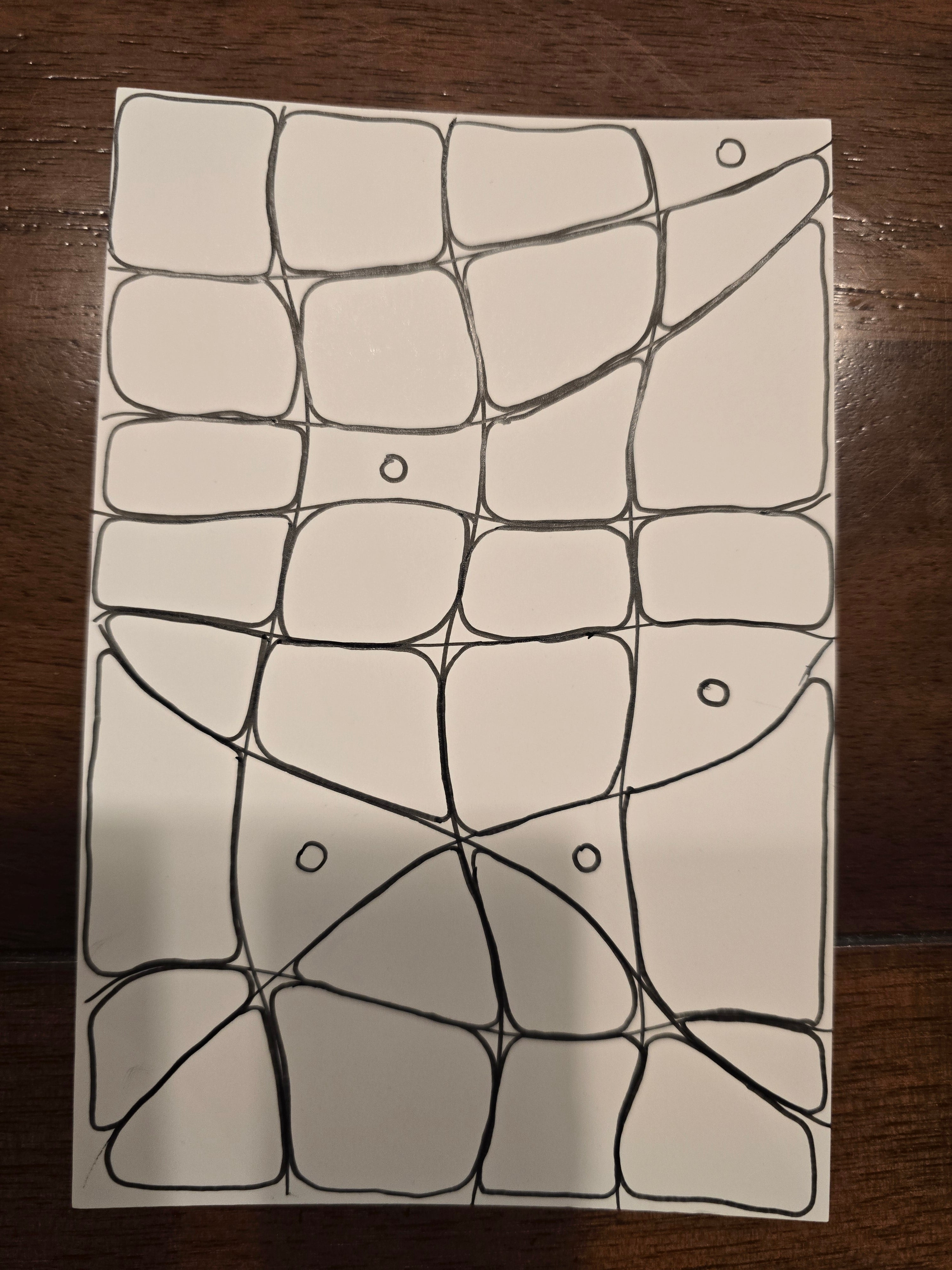 Small graphic Zen Garden 7. Joy.