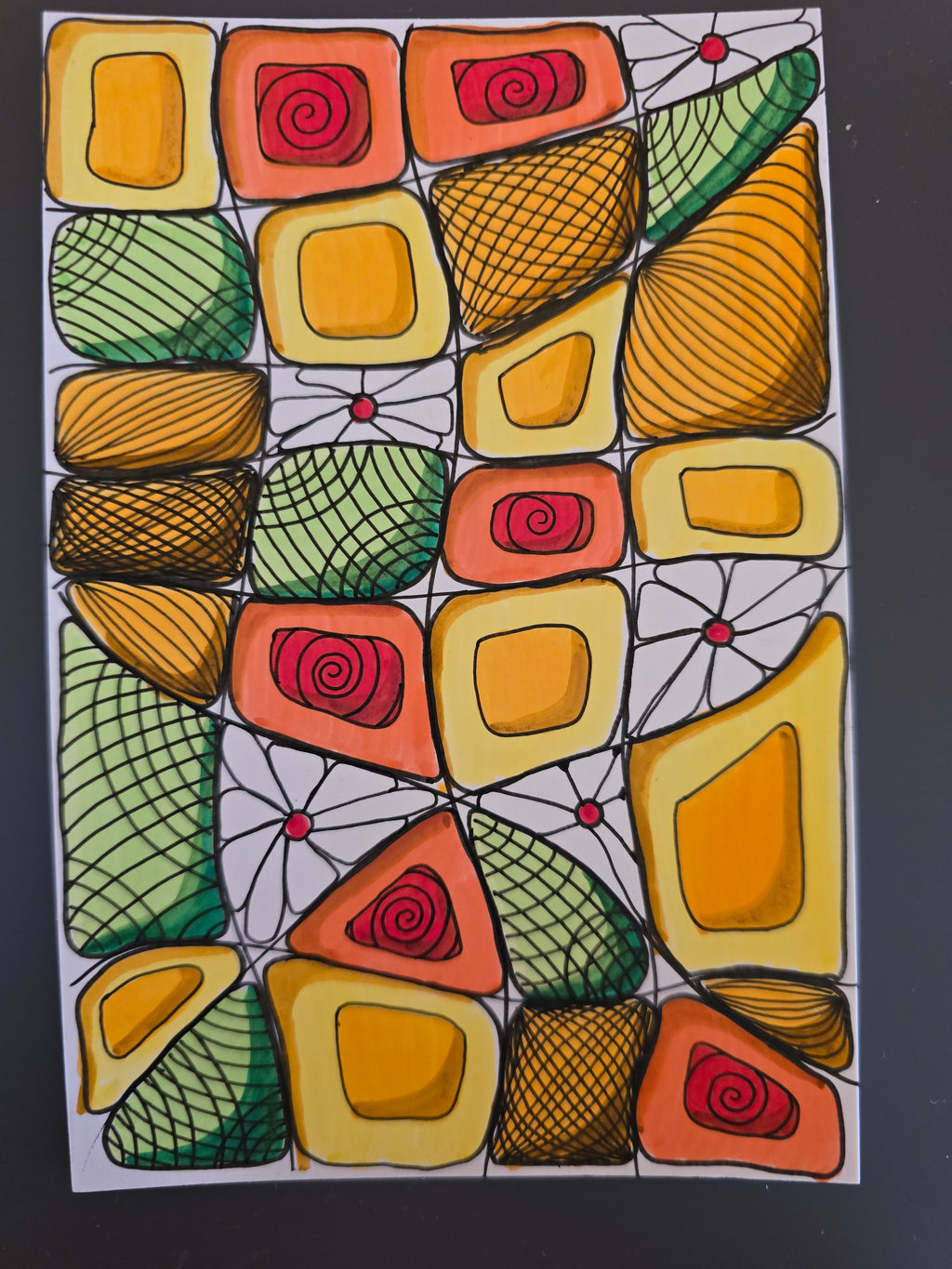 Grafika mała Zen Garden 7. Radość.