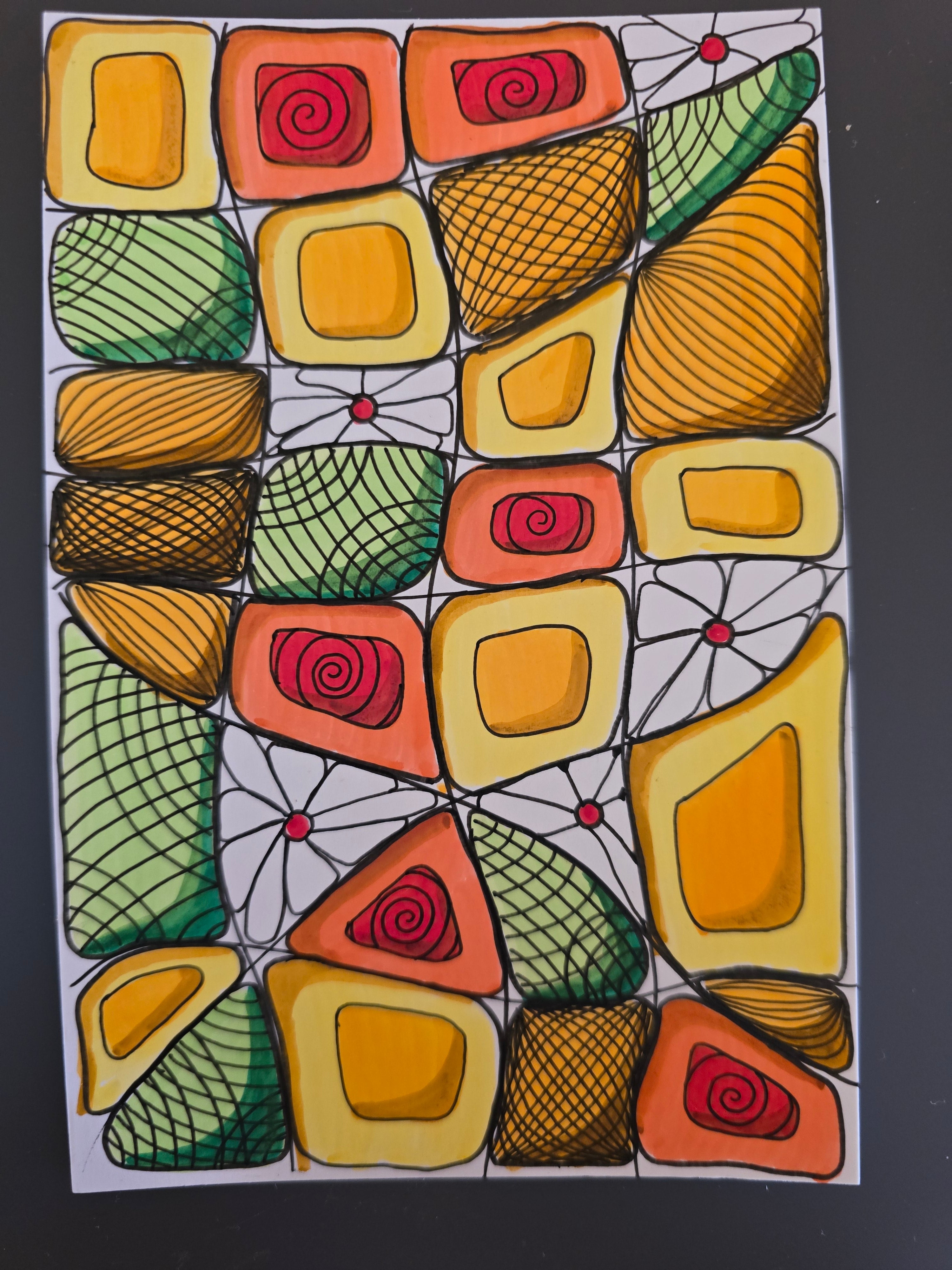 Grafika mała Zen Garden 7. Radość.