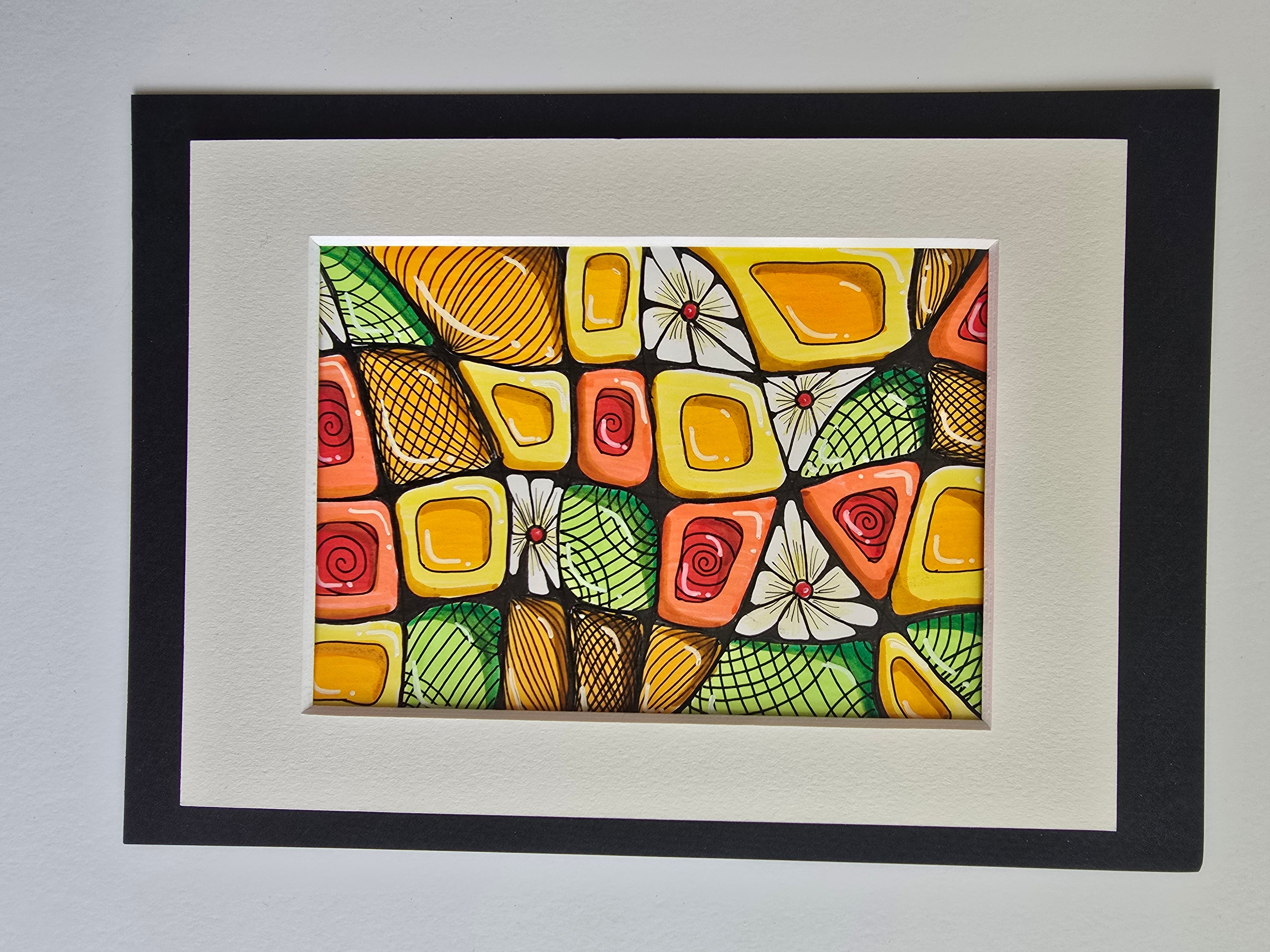 Small graphic Zen Garden 7. Joy.