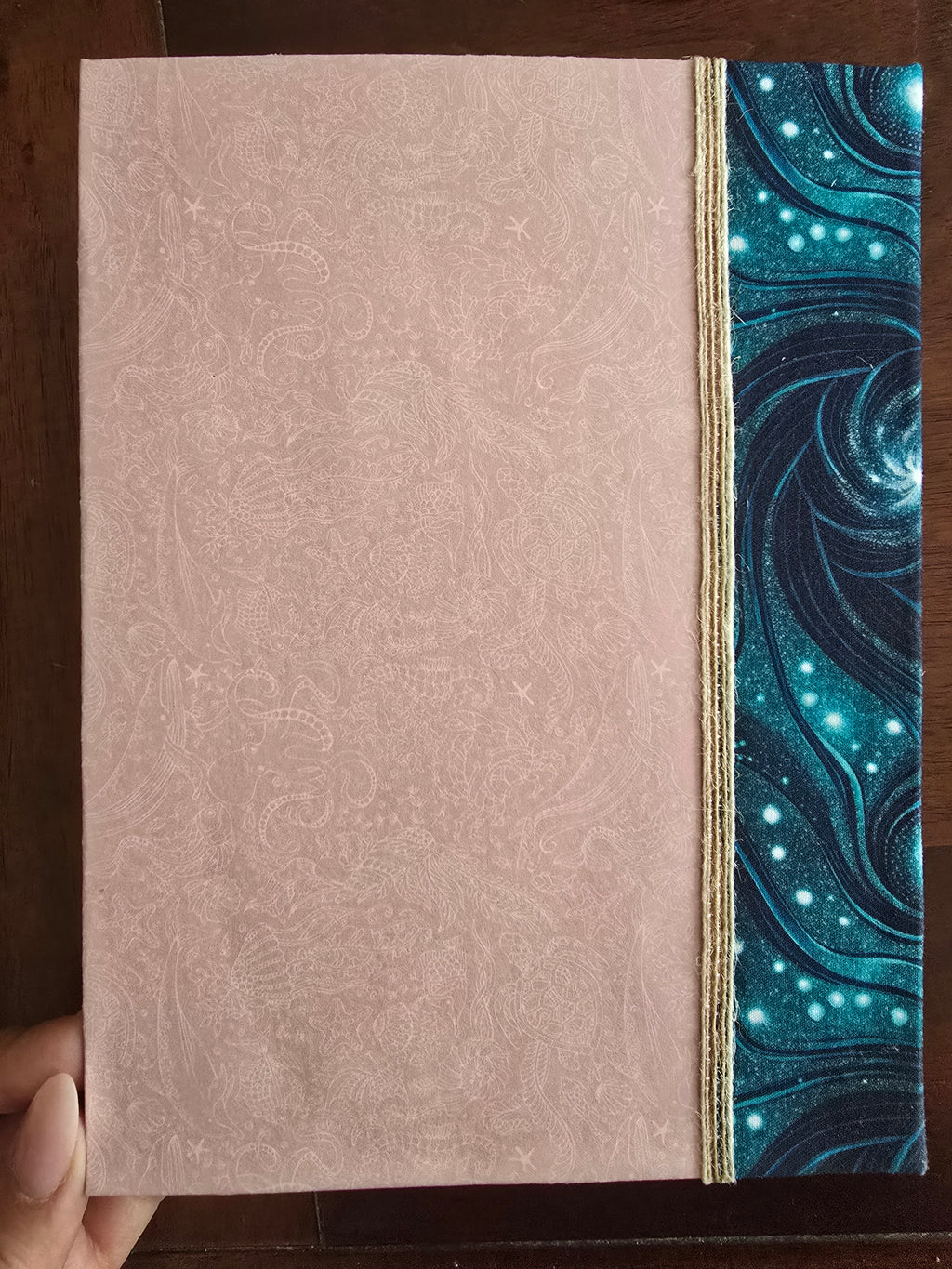 Cuaderno "Caballito de mar" de la serie Océano y mini libreta