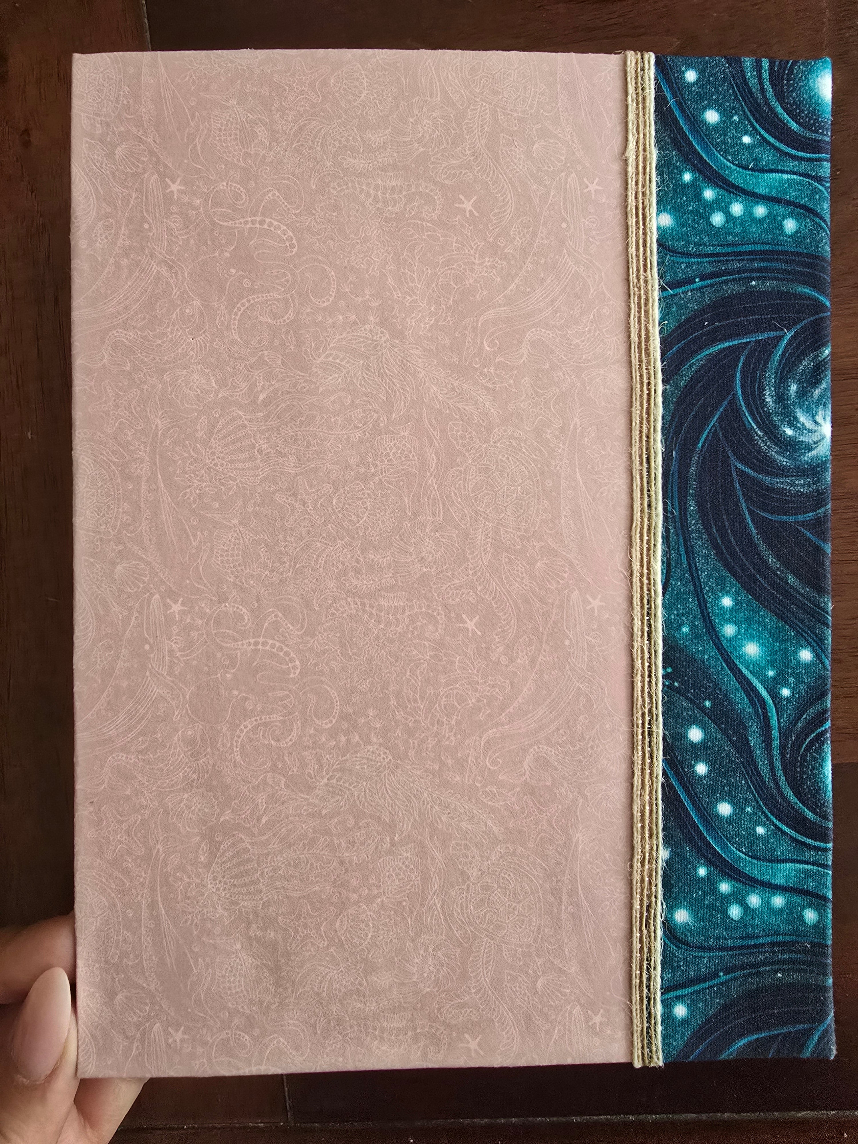 Cuaderno "Caballito de mar" de la serie Océano y mini libreta