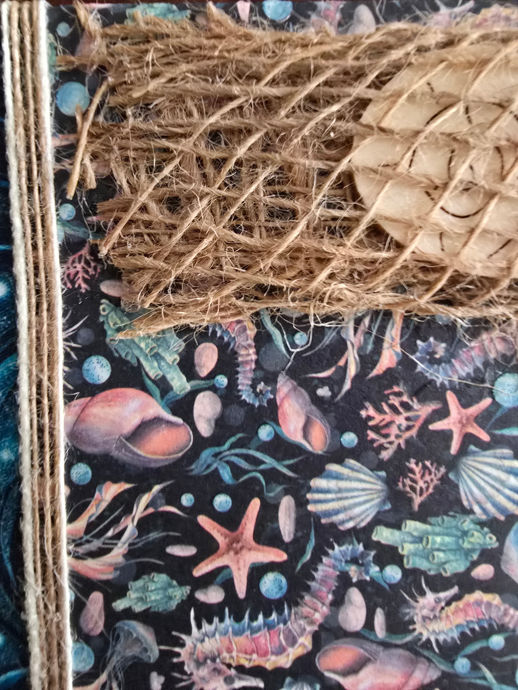 Cuaderno "Caballito de mar" de la serie Océano y mini libreta
