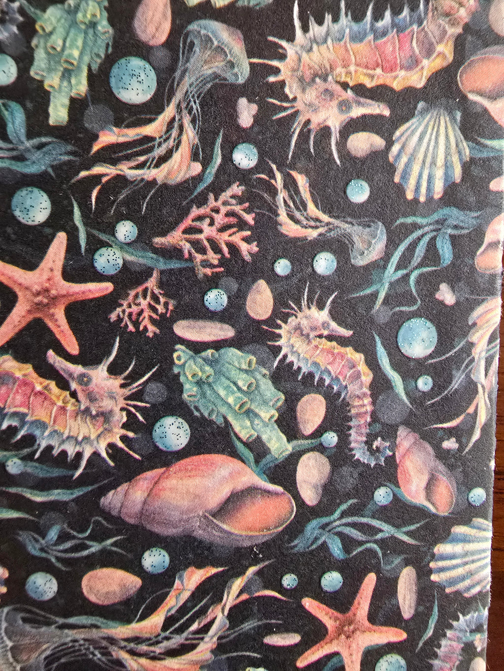 Cuaderno "Caballito de mar" de la serie Océano y mini libreta