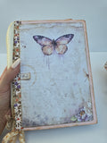 Cuaderno Purple Vintage  Mariposa 