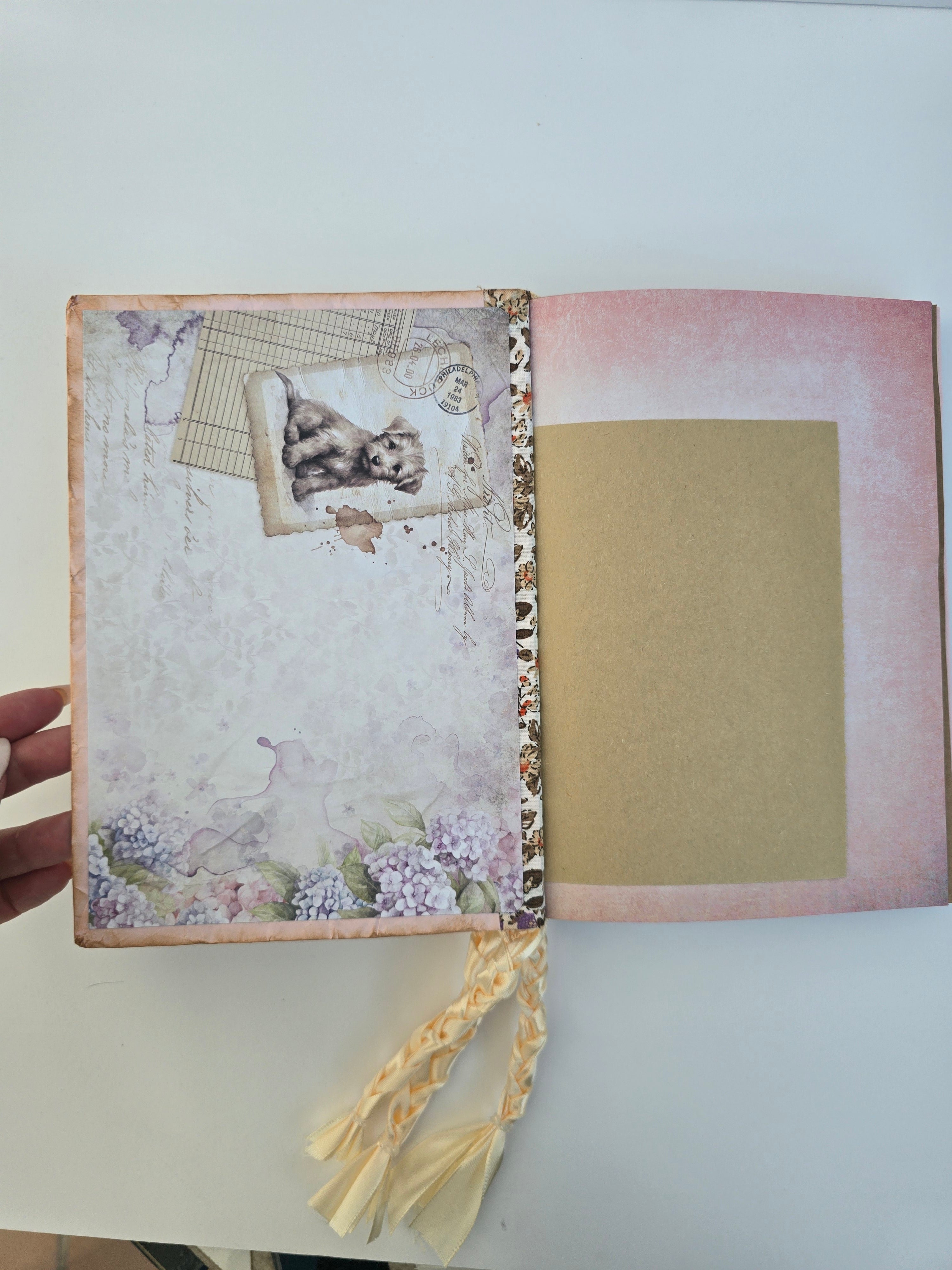 Cuaderno Purple Vintage  Mariposa 
