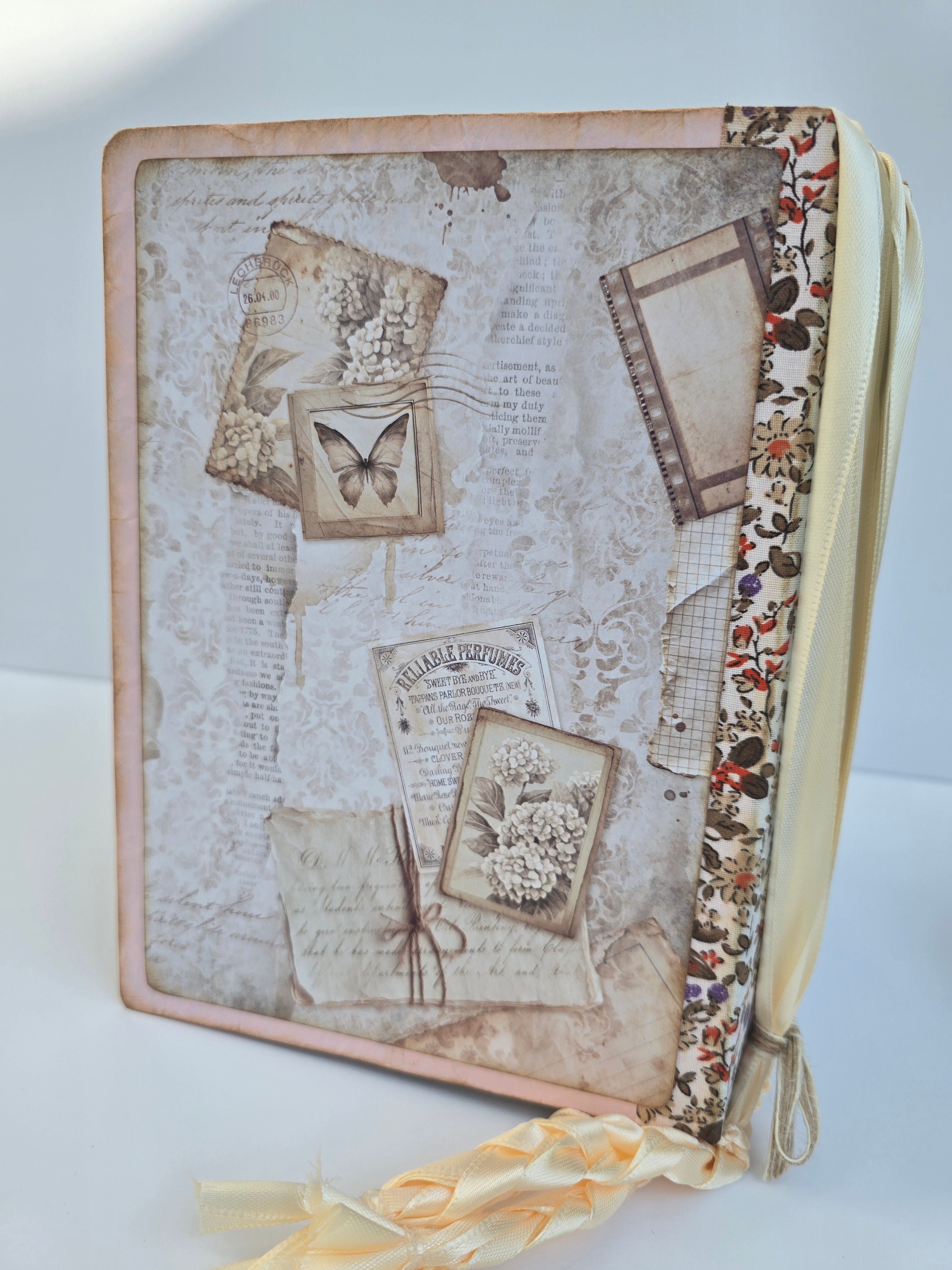 Cuaderno Purple Vintage  Mariposa 
