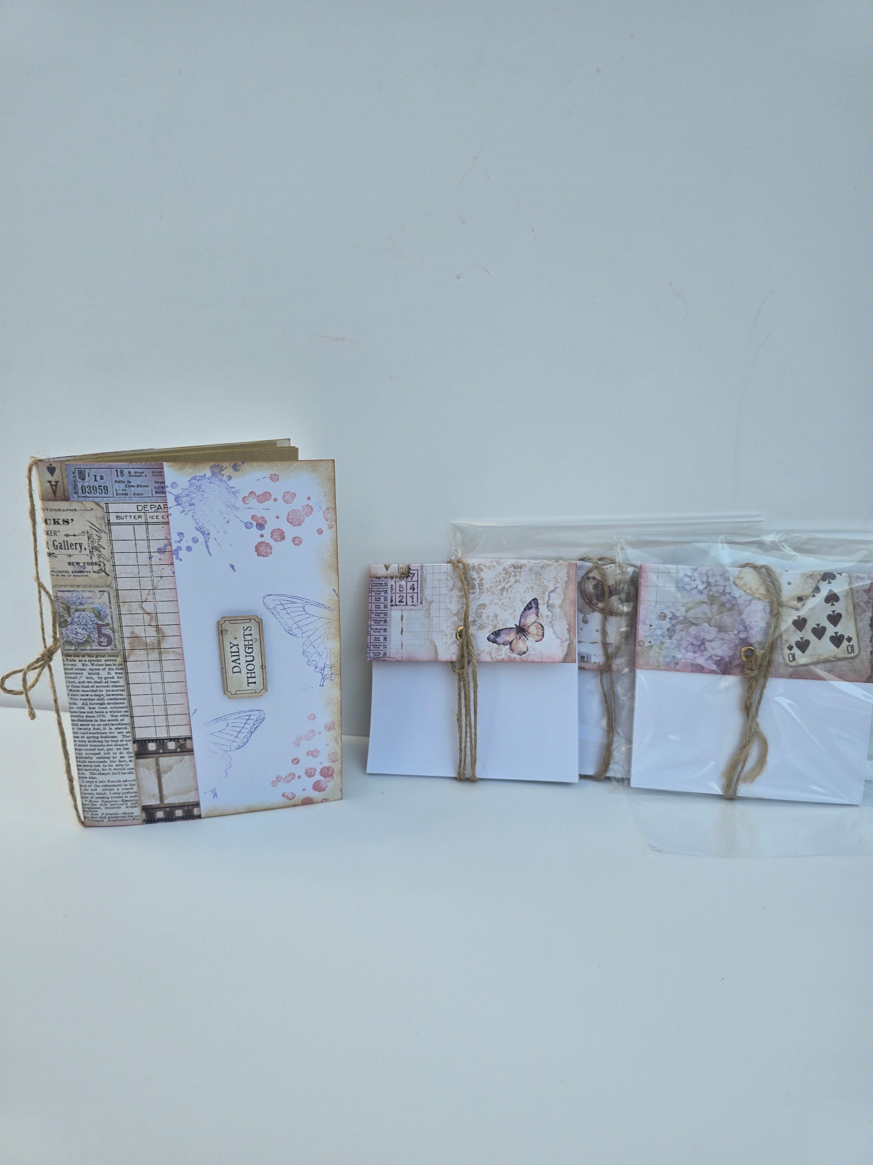 Purple Vintage mini notebooks
