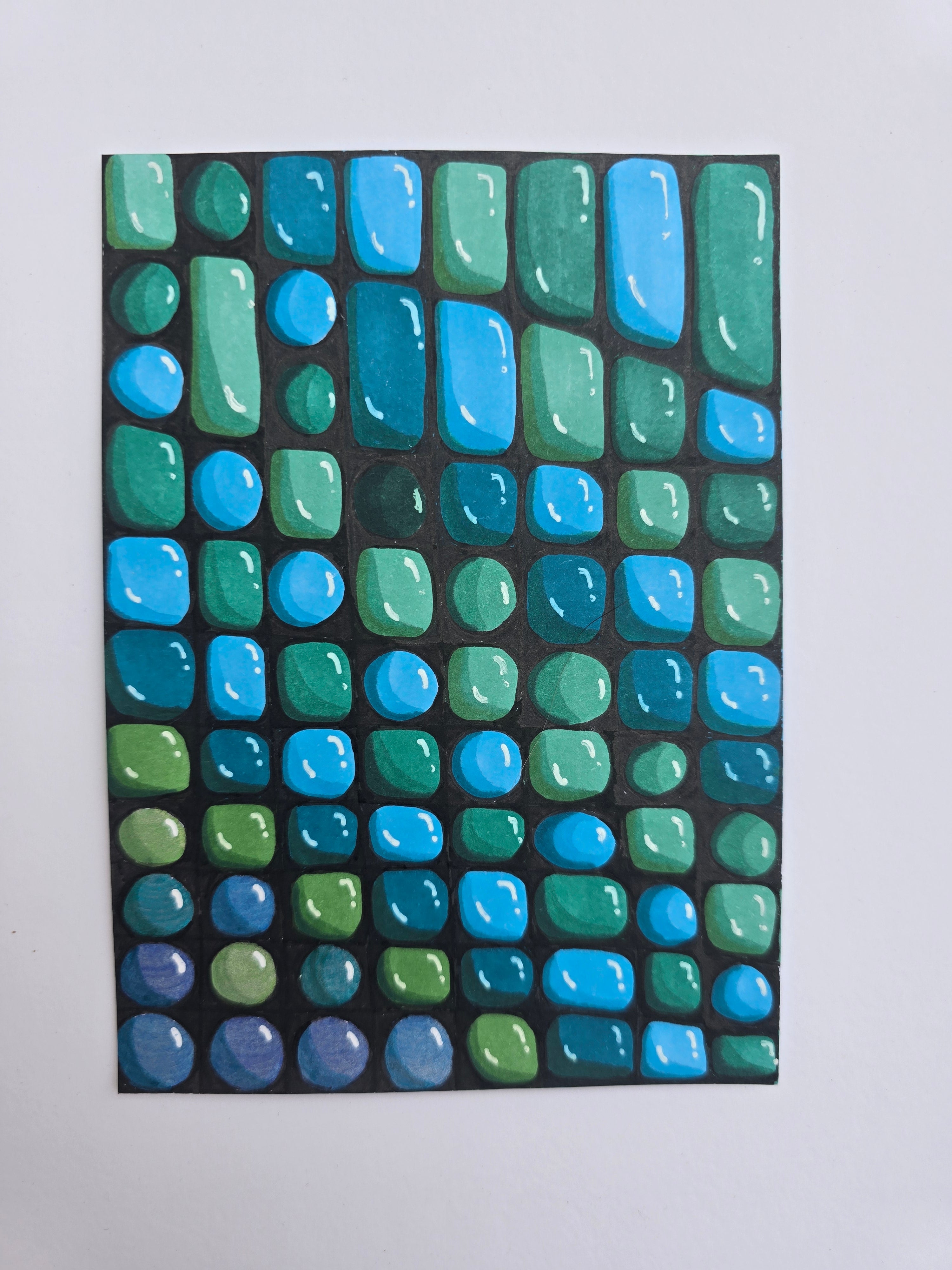 Small graphic Stones. Stability.