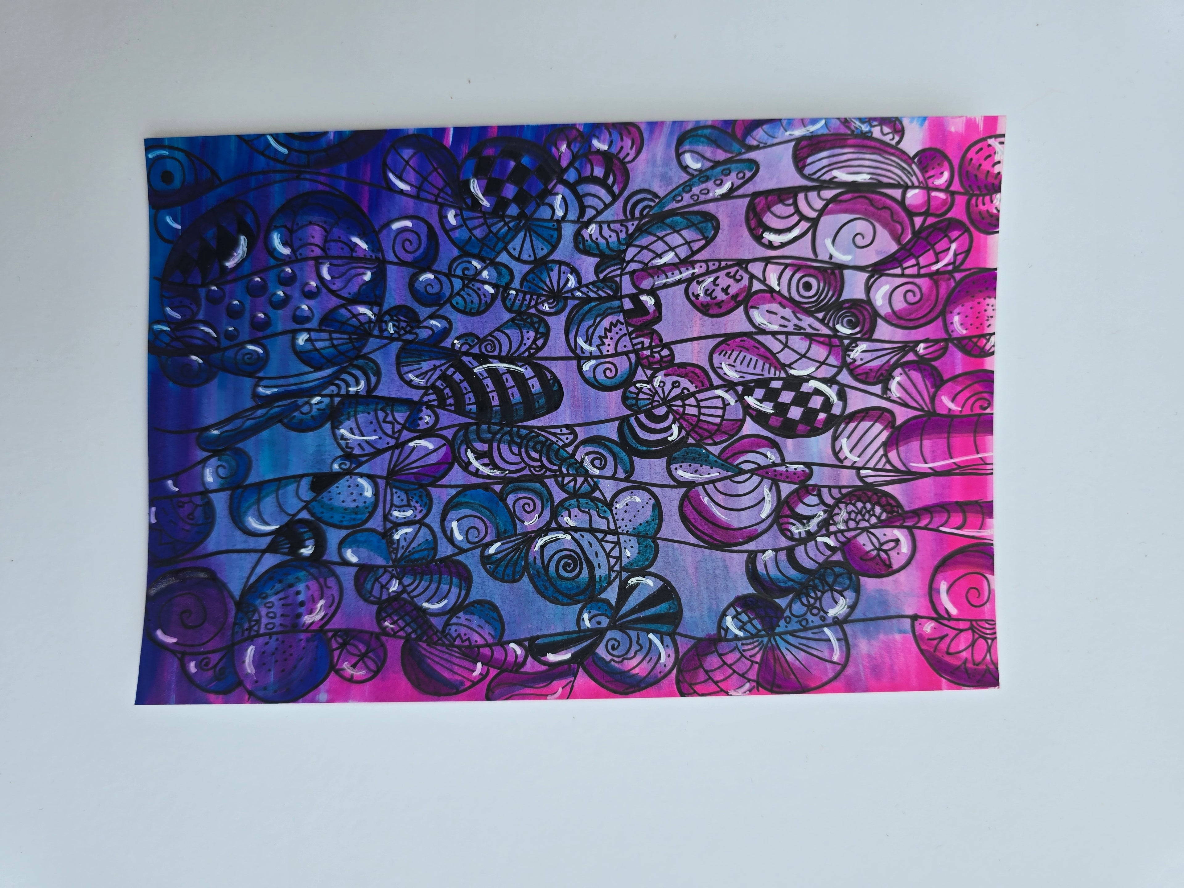 Small graphic Ocean. Abundance.