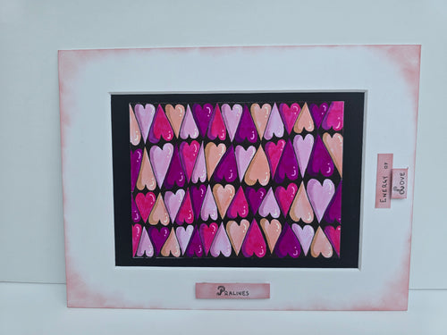 Large Pralines graphic. Love, Sweetness.